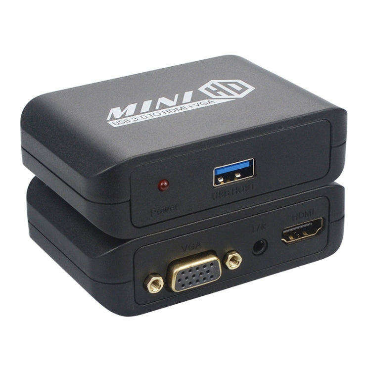 Adattatore da USB 3.0 a HDMI+VGA