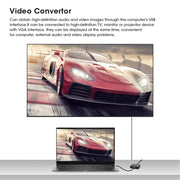 Adattatore da USB 3.0 a HDMI+VGA