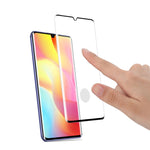 Pellicola in vetro temperato curvo a schermo intero mocolo 0,33 mm 9H 3D, For Xiaomi Note10 Pro / Note10 Lite