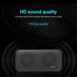 AEC BT-205 Altoparlante portatile senza fili Bluetooth Altoparlante musicale stereo Microfono incorporato, supporto TF Card