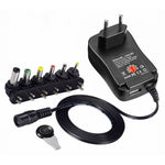 Alimentatore universale con selettore di tensione 3–12V e porta USB – 30W 8053323556619 T150