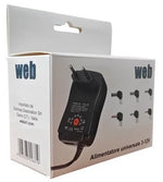Alimentatore universale con selettore di tensione 3–12V e porta USB – 30W 8053323556619 T150