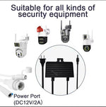 Alimentatore 12V 2A impermeabile IP66 per telecamere CCTV LED router Q-DC550 6972661397321 T296