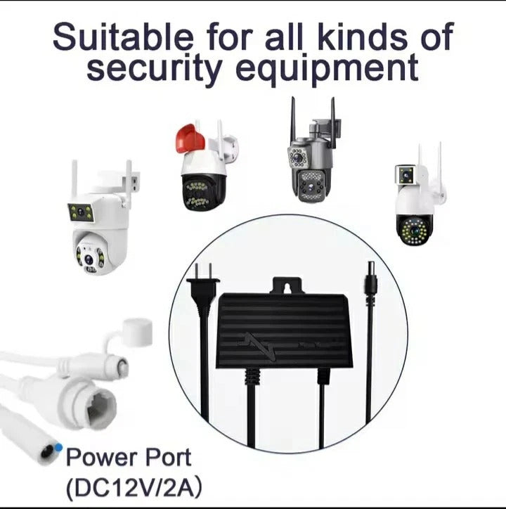 Alimentatore 12V 2A impermeabile IP66 per telecamere CCTV LED router Q-DC550 6972661397321 T296