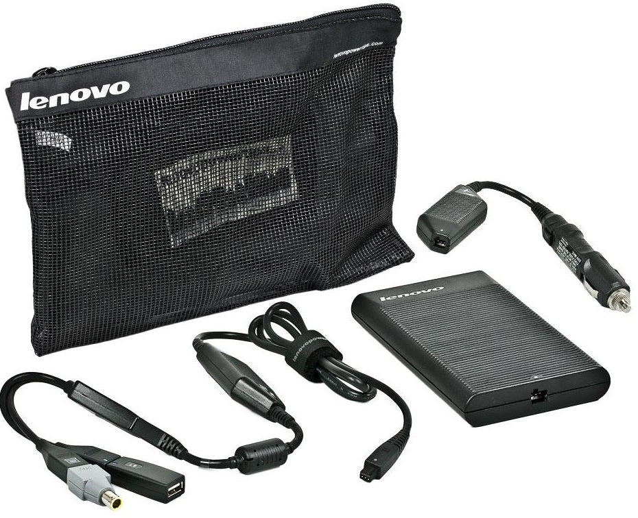 Alimentatore 90W ultra slim con connettore per auto Lenovo