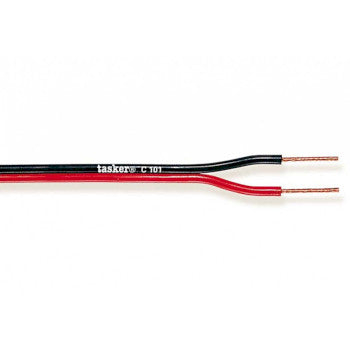 Speaker Cable on Reel 2x 0.35 mm² 100 m Black/Red