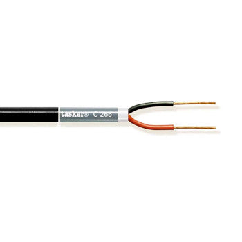 Speaker Cable on Reel 2x 1.00 mm² 100 m Black