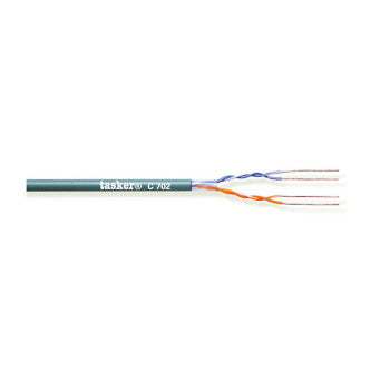 Network Cable CAT5e UTP Reel 100 m Gray Stranded