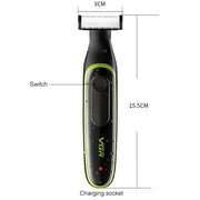 VGR V-017 Rasoio T piccolo minimalista da uomo USB da 10 W, V-017