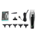 Tagliacapelli elettrico USB 10W con 5 pettini VGR V-030