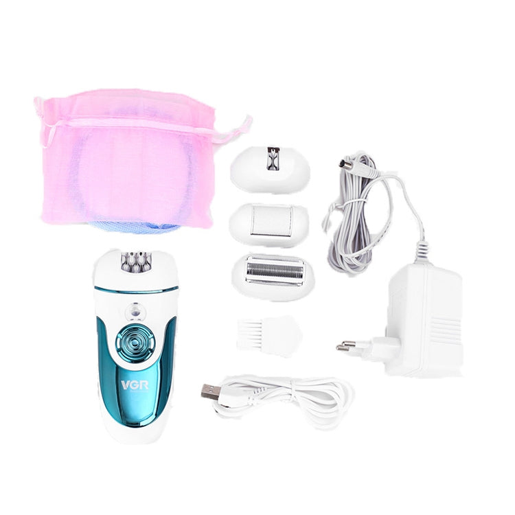 Epilatore elettrico VGR V-700 3W 4 in 1 con ricarica USB