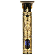 Tagliacapelli VGR V-228 5W USB con incisione retrò con display digitale a LED, V-228 (Bronze), V-228 (Silver)