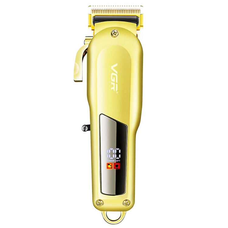 Tagliacapelli elettrico in metallo USB VGR V-278 da 10 W con display digitale a LED, V-278 (Gold), V-278 (Silver)