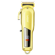 Tagliacapelli elettrico in metallo USB VGR V-278 da 10 W con display digitale a LED, V-278 (Gold), V-278 (Silver)