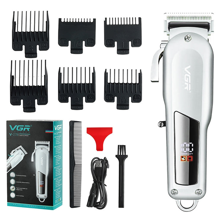 Tagliacapelli elettrico USB VGR V-278 con display LED