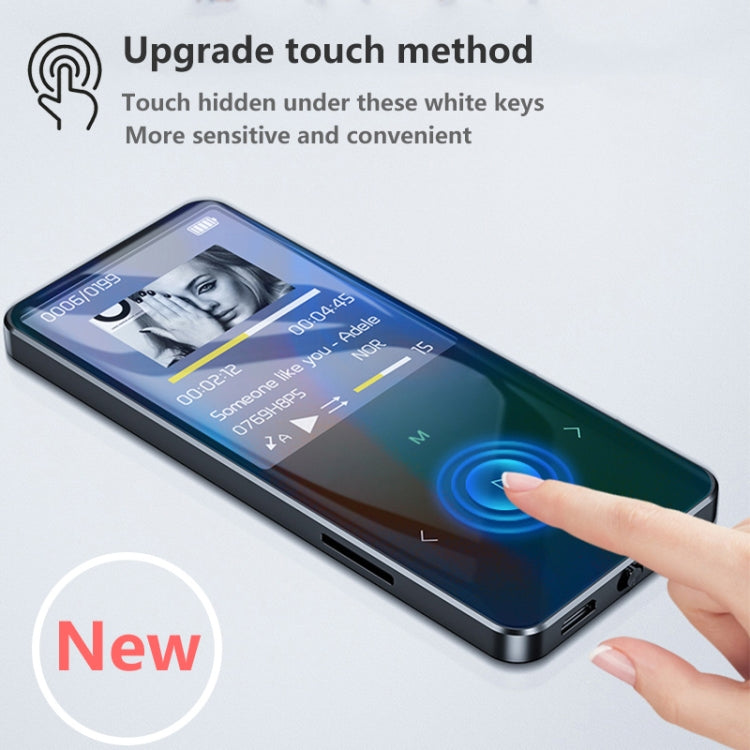Lettore musicale MP3 MP4 Bluetooth 8GB metallo 1,8"