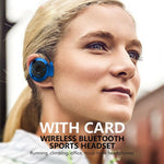 Lettore MP3 Bluetooth con cuffie wireless e radio FM