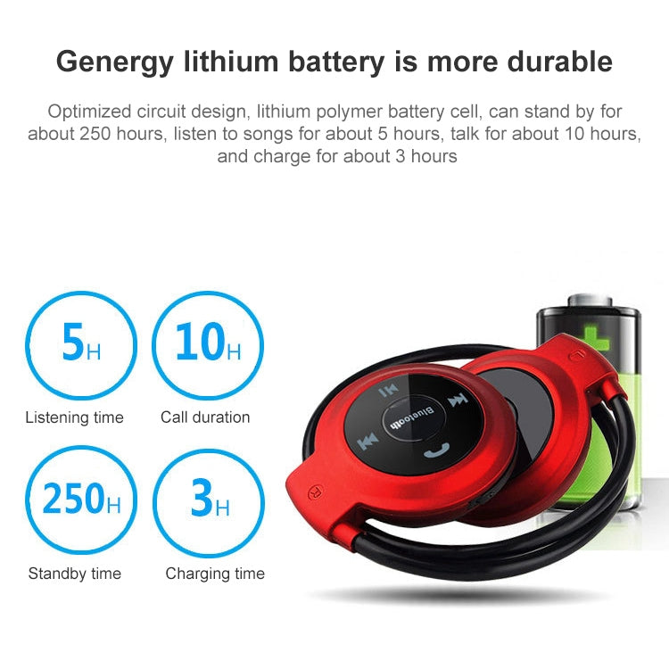 Lettore MP3 Bluetooth con cuffie wireless e radio FM