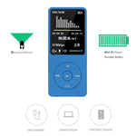 Lettore MP3 MP4 portatile con radio FM e schermo LCD 1,8"