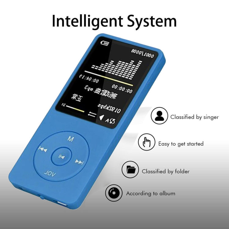 Lettore MP3 MP4 portatile con radio FM e schermo LCD 1,8"