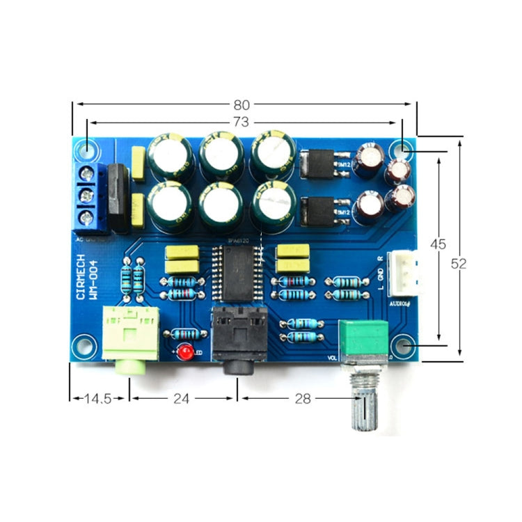 TPA6120 Scheda amplificatore HIFI TPA6120A2 Scheda amplificatore per cuffie di grado entusiasta Scheda rumore zero