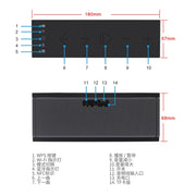 Altoparlante Bluetooth portatile impermeabile