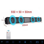 Soundbar Bluetooth 20W con Subwoofer Wireless