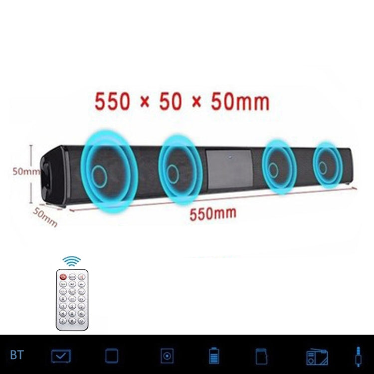 Soundbar Bluetooth 20W con Subwoofer Wireless