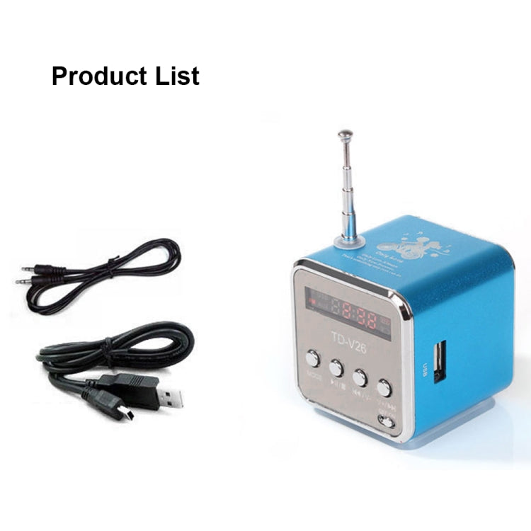 Altoparlanti portatili con mini radio multifunzione FM Altoparlanti per notebook USB per supporto telefono TV Scheda SD/TF Lettore musicale Mp3