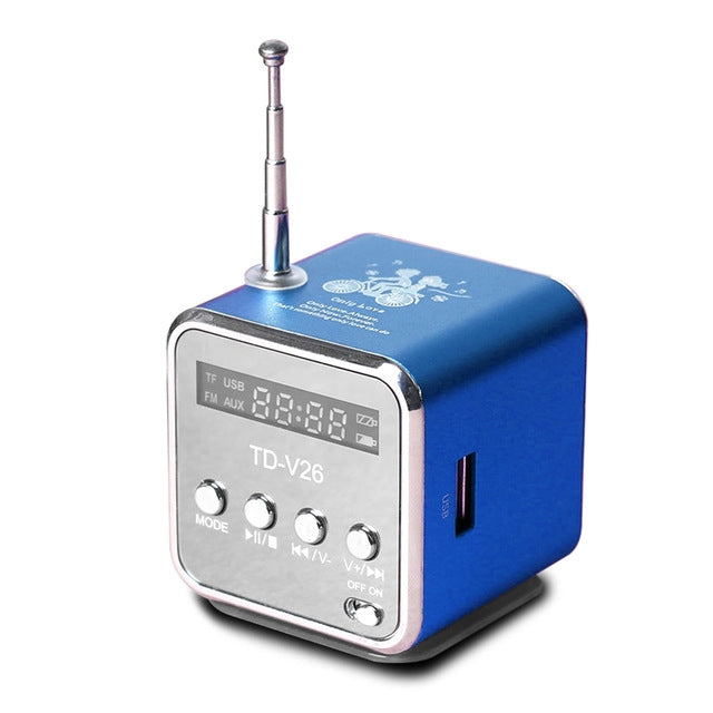 Altoparlante portatile con radio FM e lettore MP3