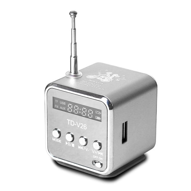 Altoparlante portatile con radio FM e lettore MP3