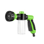 Lavatrice per auto in schiuma automatica multifunzione portatile professionale Ugello in schiuma di lavaggio per pulizia con pistola ad acqua ad alta pressione di 3 gradi, Green, Yellow, Black
