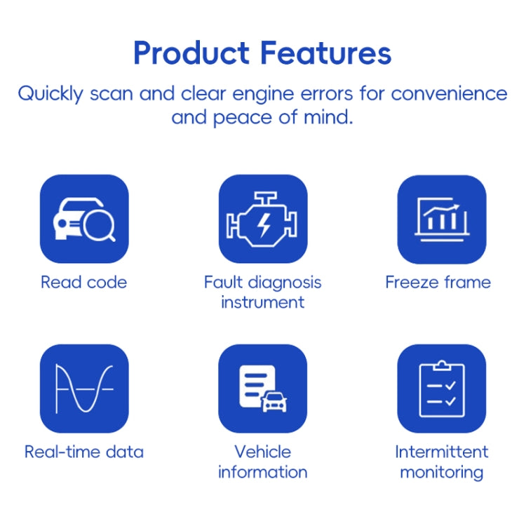 Nuovo OBD V2.1 mini ELM327 OBD2 Bluetooth Auto Scanner OBDII 2 Auto ELM 327 Tester Strumento diagnostico per Android Windows Symbian, Bluetooth Auto Scanner