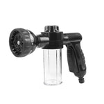 Lavatrice per auto in schiuma automatica multifunzione portatile professionale Ugello in schiuma di lavaggio per pulizia con pistola ad acqua ad alta pressione di 3 gradi, Green, Yellow, Black