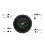 Lavatrice per auto in schiuma automatica multifunzione portatile professionale Ugello in schiuma di lavaggio per pulizia con pistola ad acqua ad alta pressione di 3 gradi, Green, Yellow, Black