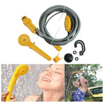 Doccia da viaggio da campeggio con presa per auto elettrica portatile da 12V, Camping Travel Shower