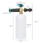 Lavaggio auto ad alta pressione Schiuma Pistola Sapone Schiumatore Generatore Spruzzatore d'acqua Pistola Neve Schiuma Lancia Auto Auto Rondella Per Karcher K2-K7, Soap Foamer  Bottle
