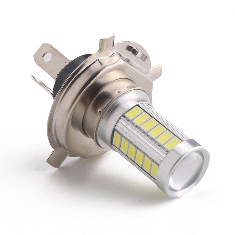 H4 High Bright Dual Beam Hi/Lo 5630 33-LED SMD Car LED Fendinebbia Auto Styling Lampada di guida Lampadine bianche pure, H4