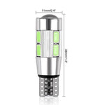 2PCS Car Styling Car Auto LED T10 Canbus 194 W5W 10 SMD 5630 Lampadina a LED Luce a LED per parcheggio Luce laterale per auto, 2 PCS 194 W5W