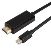 Cavo adattatore DisplayPort DP a HDMI 1080P HD Cavo Display Port da 1,8 M a HDMI Cavo connettore video 1080P per PC Notebook, Mini DP to HDMI
