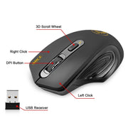 Mouse ottico per computer con ricevitore USB 3.0 regolabile iMICE da 2,4 GHz 2000 DPI, TBD003784801A, TBD003784801B, TBD003784801C, TBD003784801D, TBD003784801E, TBD003784801F, TBD003784801G, TBD003784801H