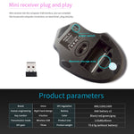 Mouse ottico per computer con ricevitore USB 3.0 regolabile iMICE da 2,4 GHz 2000 DPI, TBD003784801A, TBD003784801B, TBD003784801C, TBD003784801D, TBD003784801E, TBD003784801F, TBD003784801G, TBD003784801H