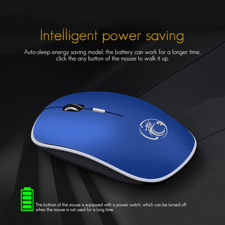 Mouse wireless USB muto ergonomico silenzioso iMCE da 2,4 Ghz 1600 DPI