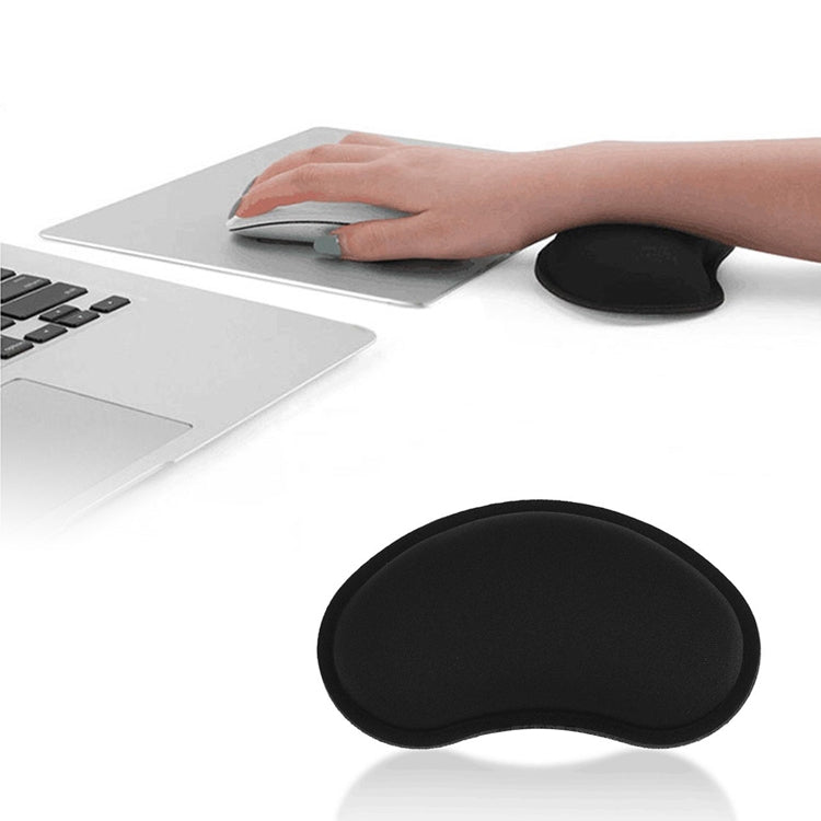 Tappetino per mouse in cotone memory con poggiapolsi 3D confortevole in gel di silice