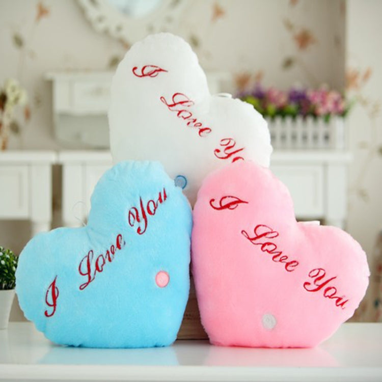 Cuscino giocattolo in peluche leggero a forma di lettera inglese a forma di cuore