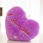 Cuscino giocattolo in peluche leggero a forma di lettera inglese a forma di cuore