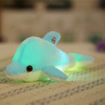 Cuscino per cuscino luminoso a LED luminoso con bambola di delfino creativo da 32 cm