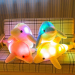 Cuscino per cuscino luminoso a LED luminoso con bambola di delfino creativo da 32 cm