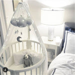 Decorazione per feste mobili da soffitto per cameretta dei bambini Nuvole Luna Stelle Decorazioni da appendere Decorazione per la camera dei bambini per la biancheria da letto del bambino