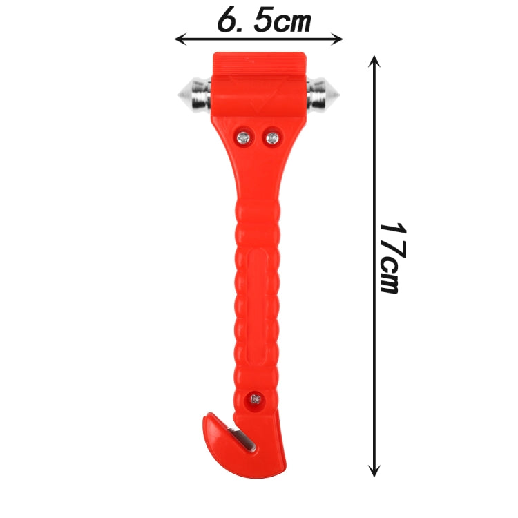 2 in 1 Mini Martello di salvataggio di sicurezza per auto Salvavita Fuga Martello di emergenza Taglierina per cintura di sicurezza Rompivetro per finestre, 2 in 1